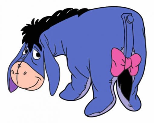 Eeyore Winnie The Pooh paint by numbers