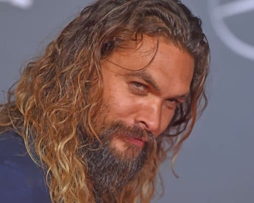 Jason Mamoa American Actor paint by numbers