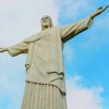 Jesus The Deliverer Statue In Brazil paint by numbers