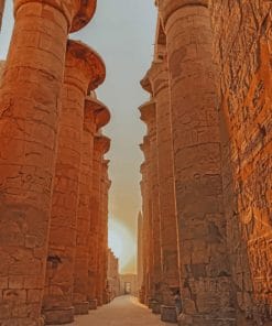 karnak Temple In Luxor Egypt paint by numbers