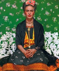 Portrait Frida kahlo paint by numbers