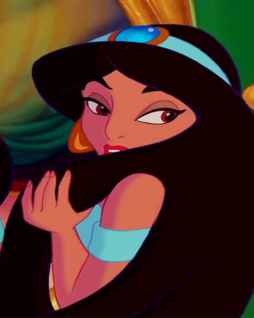 Princess Jasmine Aladdin paint by numbers