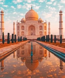 Taj Mahal Agra India paint by numbers