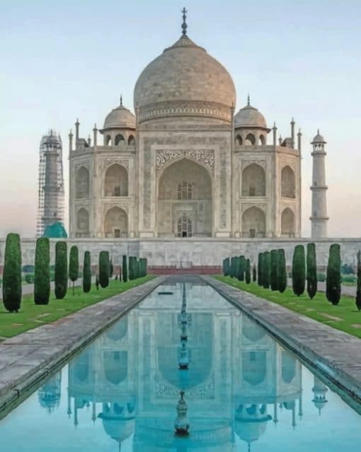 Taj Mahal Agra paint by numbers