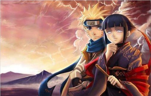 Naruto and Hinata love paint By Numbers