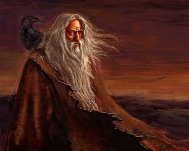 Ancient Odin Art paint by numbers