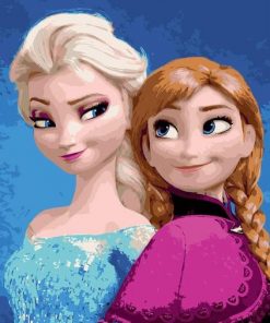Disney Frozen paint by numbers