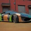 Camo Wrapped Lamborghini Huracan paint by numbers