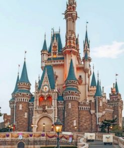 Disney Cinderella Castle Paint by Numbers