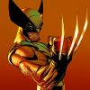 Classic Wolverine From Marvel paint by numbers