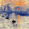 Impression Sunrise Claude Monet Paint by numbers