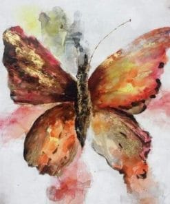 Brown Butterfly paint by numbers