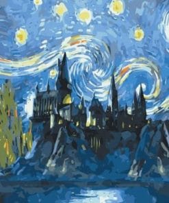 Harry Potter Starry Night Paint by numbers