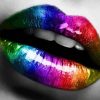 Lips Colorful paint by numbers