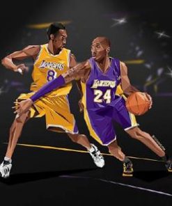 Kobe Bryant No 8 No 24 paint By Numbers