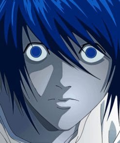 Lawliet L Death Note paint by numbers