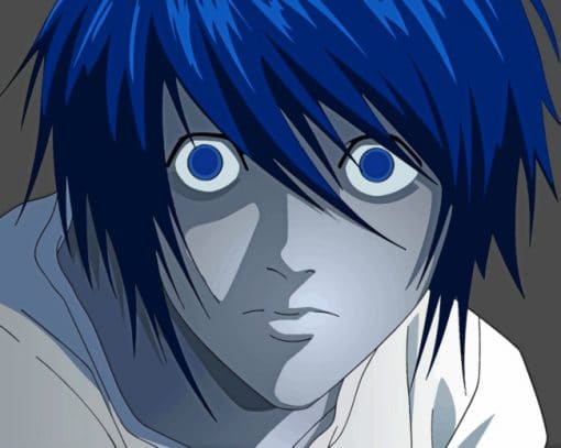 Lawliet L Death Note paint by numbers