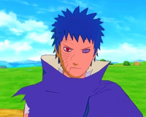 Obito With Different Eyes Paint By Numbers