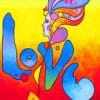 Peter Max Love Draw Paint By Numbers