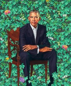 Portrait of Obama Paint By Numbers