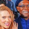 Scarlett Johansson And Samuel Jackson Paint By Numbers