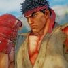 Street Fighter Ryu paint by numbers