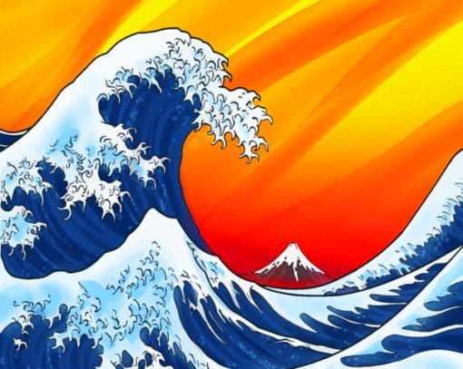 The Great Wave Of Kanagawa Paint By Numbers