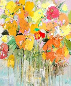 Watercolor Floral paint by numbers