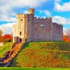 Cardiff Castle Wales Paint by numbers