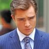 Actor Ed Westwick Closeup paint by numbers