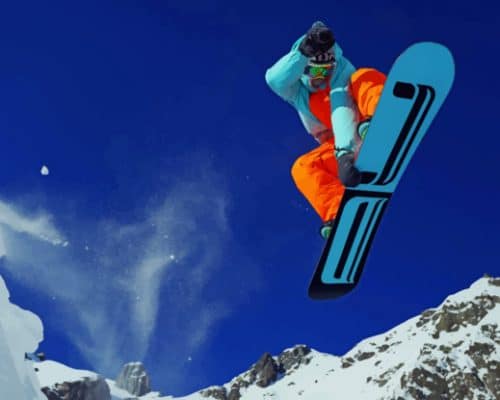 Extreme Snowboarding paint By Numbers
