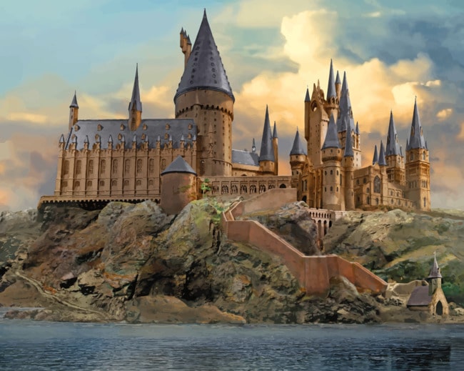 Harry Potter Castle - Paint By Numbers - Painting By Numbers