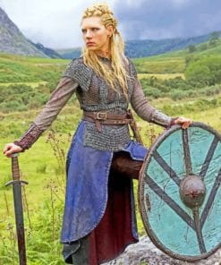 lagertha Lothbrok The Shielded Woman Paint By Numbers Paint By Numbers