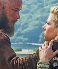 Ragnar And Lagertha paint by numbers