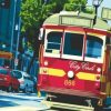Melbourne Circle Tram paint by numbers