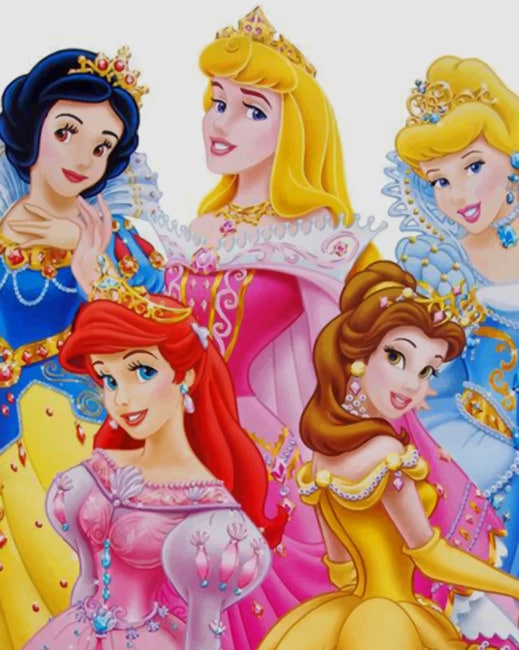 Disney Princesses Paint By Numbers Paint by numbers