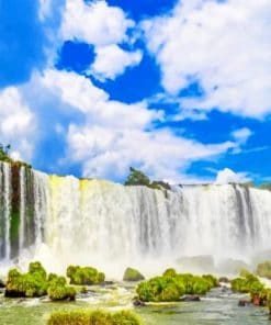 Iguazu Falls In South America Paint by numbers