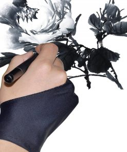 Painting Black Gloves