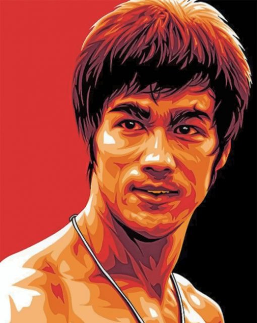 Bruce Lee Paint by numbers