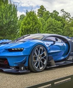 Bugatti Chiron paint by numbers
