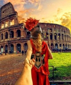 Follow Me To Colosseum Italy paint by number