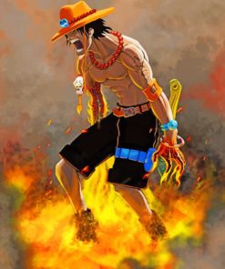 Luffy One Pice Paint by numbers