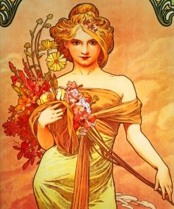 Alphonse Mucha Artwork Paint by numbers