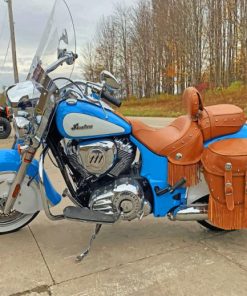 Blue Indian Chief Paint by numbers