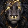 Lightning Lion Piant by numbers