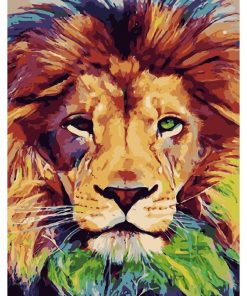 Strong Power Lion Paint by numbers