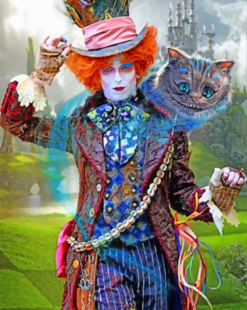 Mad Hatter Cosplay Paint by numbers