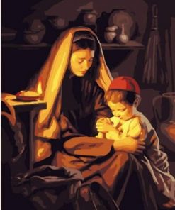 Mother And Child Prayer Paint