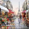 Paris Street City Piant by numbers