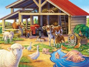 Pet Farm Animals Paint by numbers
